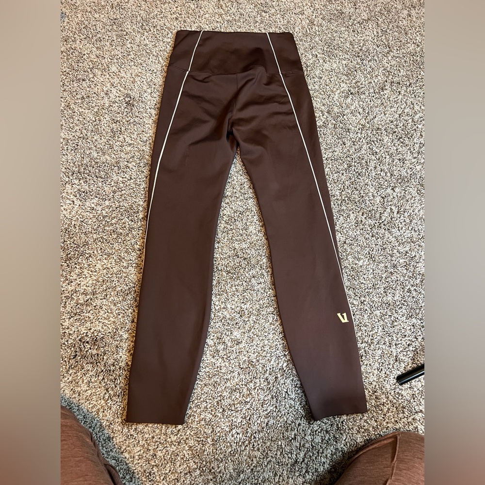 Vuori chocolate Brown High-Waisted Pants
